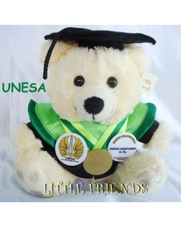Boneka Wisuda Universitas Negeri Surabaya - Pendidikan (25 cm)